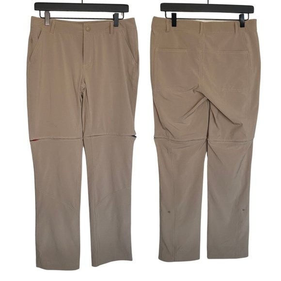 The North Face Pants Women’s 6 Paramount Convertible Cargo Color Tan Zip Off Leg - Picture 1 of 10
